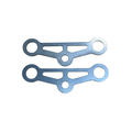 MoeFabCo 7" Mini Bike Fork Triple Trees – 5/8" Center, 1" Fork